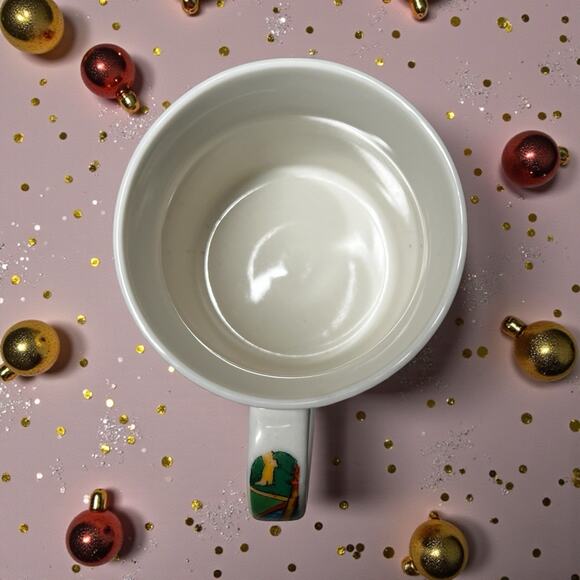 Vintage Starbucks Chaleur Mug D Burrows Art 15oz Taiwan Rare Coffee Cup EUC - Picture 7 of 8